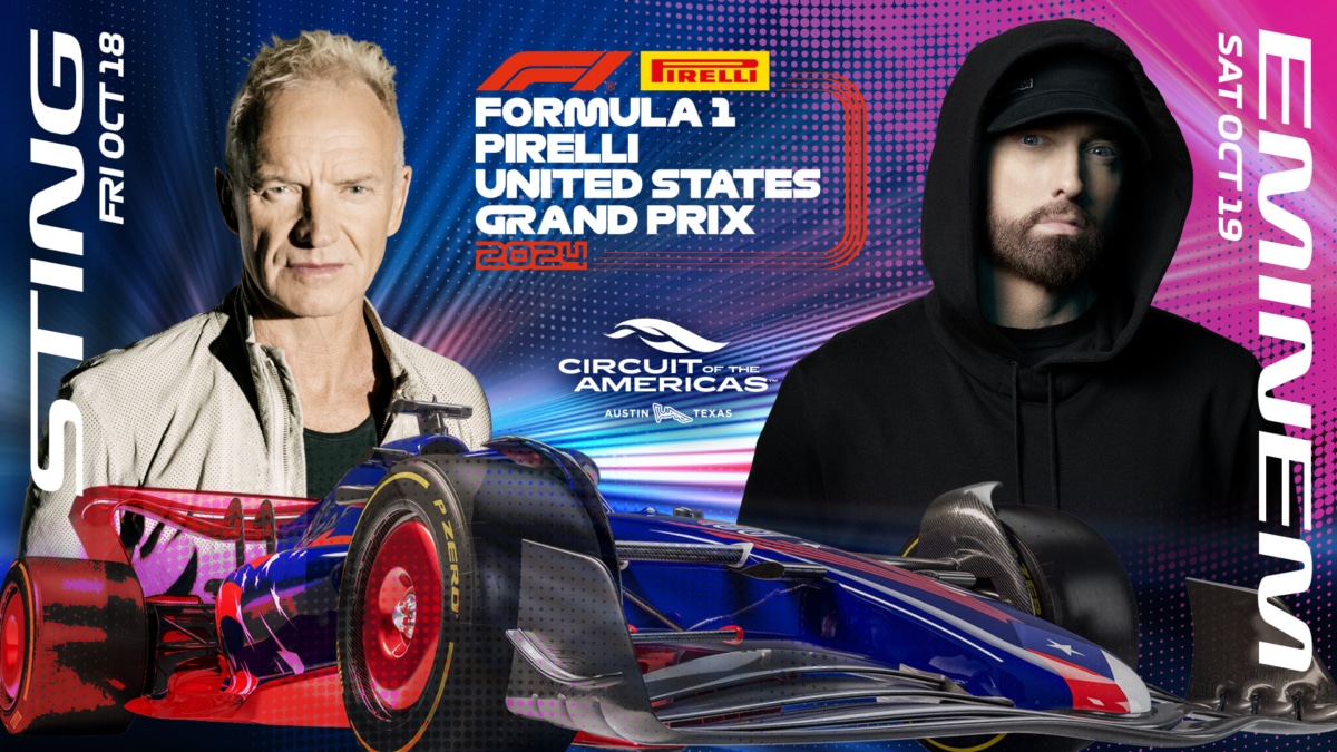 COTA Welcomes Eminem and Sting for USGP Headlining Concerts - Home of ...