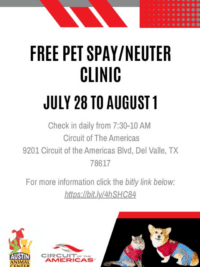 Free Pet Spay/Neuter Clinic