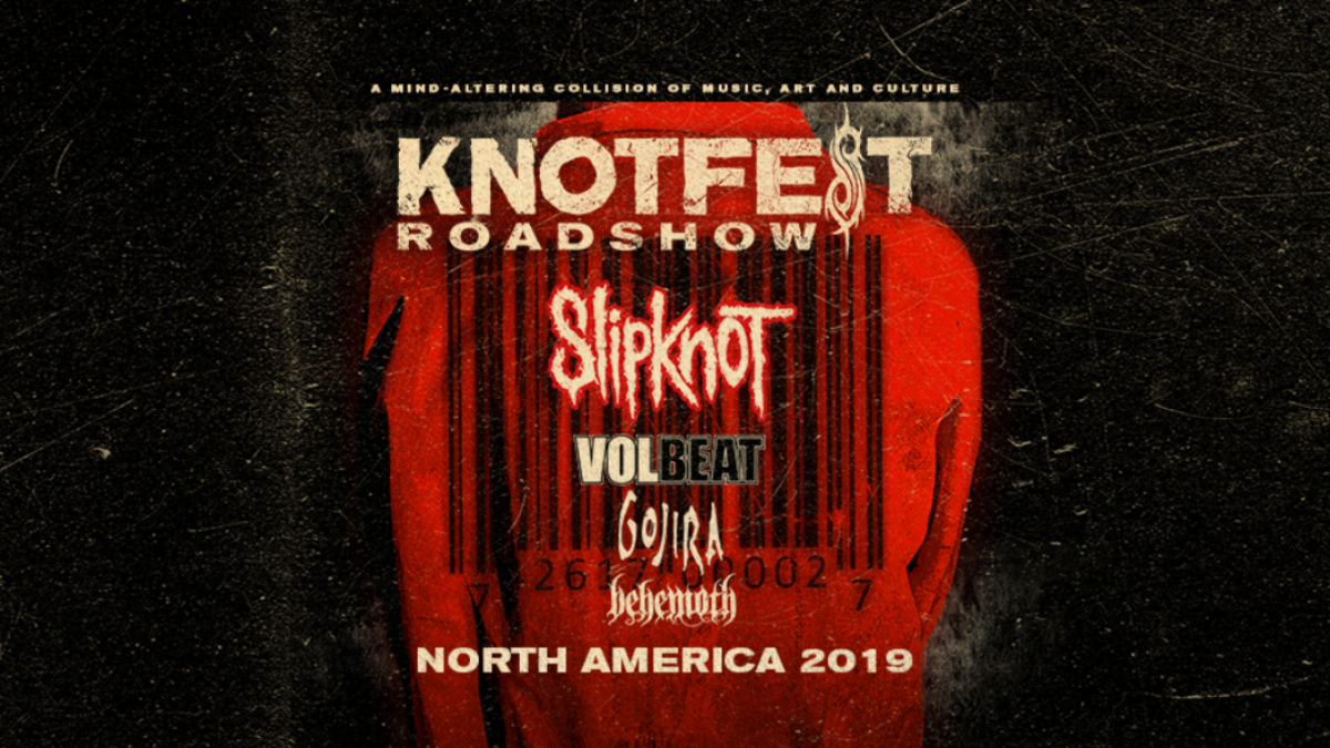 2019 Slipknot Knotfest Roadshow Black T Shirt North America