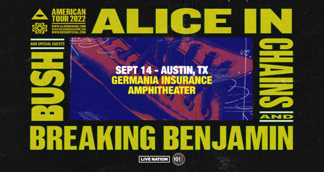 Rage With Alice in Chains Live in Austin at Germania Insurance Amphitheater on September 14
