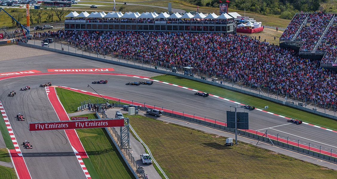 F1 U.S. Grand Prix Notes: Attendance Dips Slightly at COTA