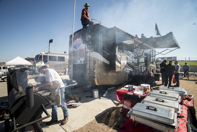 COTA RV and Camping Cookout - People Making Fast Food