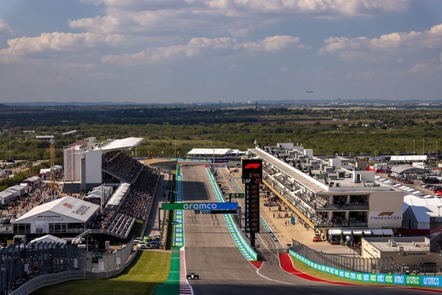 3 Day Grandstand Race - Empty Track View - COTA